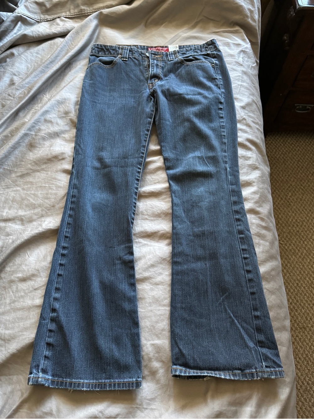 Levi's Women's Dark Blue Flare Jeans